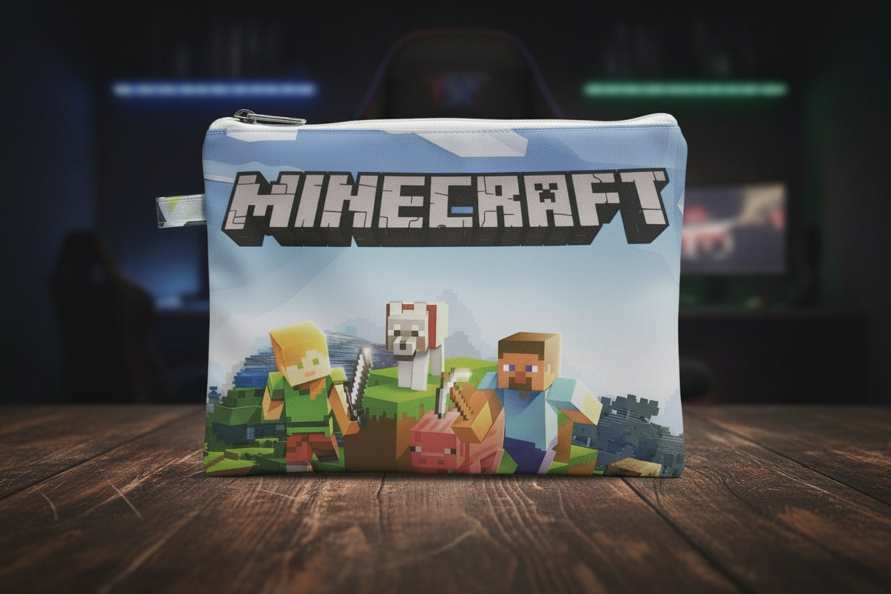 Minecraft A4 Size Pouch