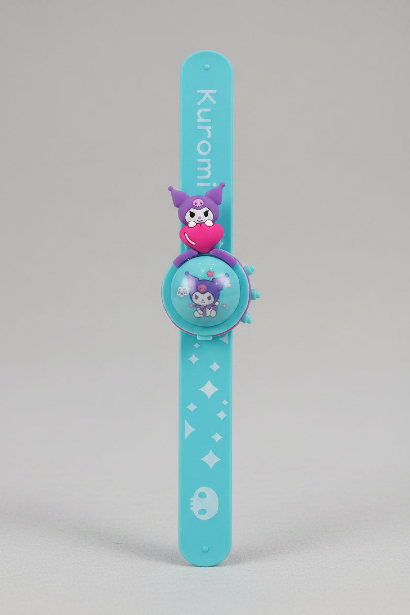 Character Wristbands / Slap Bands Set with Digital Watch | Cute & Fun Kids Accessories