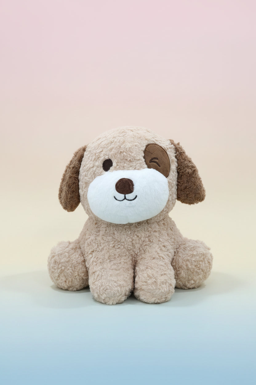 Cute Plush Sitting Dog Toy