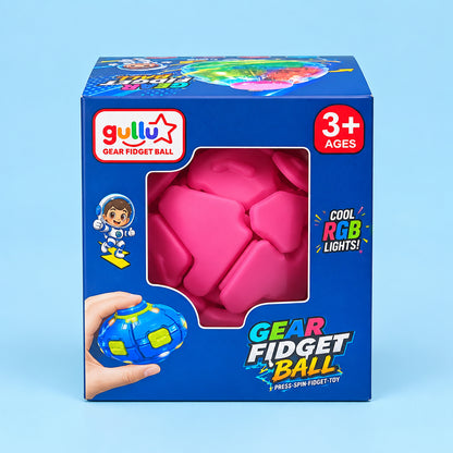 3D Gear Fidget Ball & Spinner Toy | Sensory Stress Relief Sphere