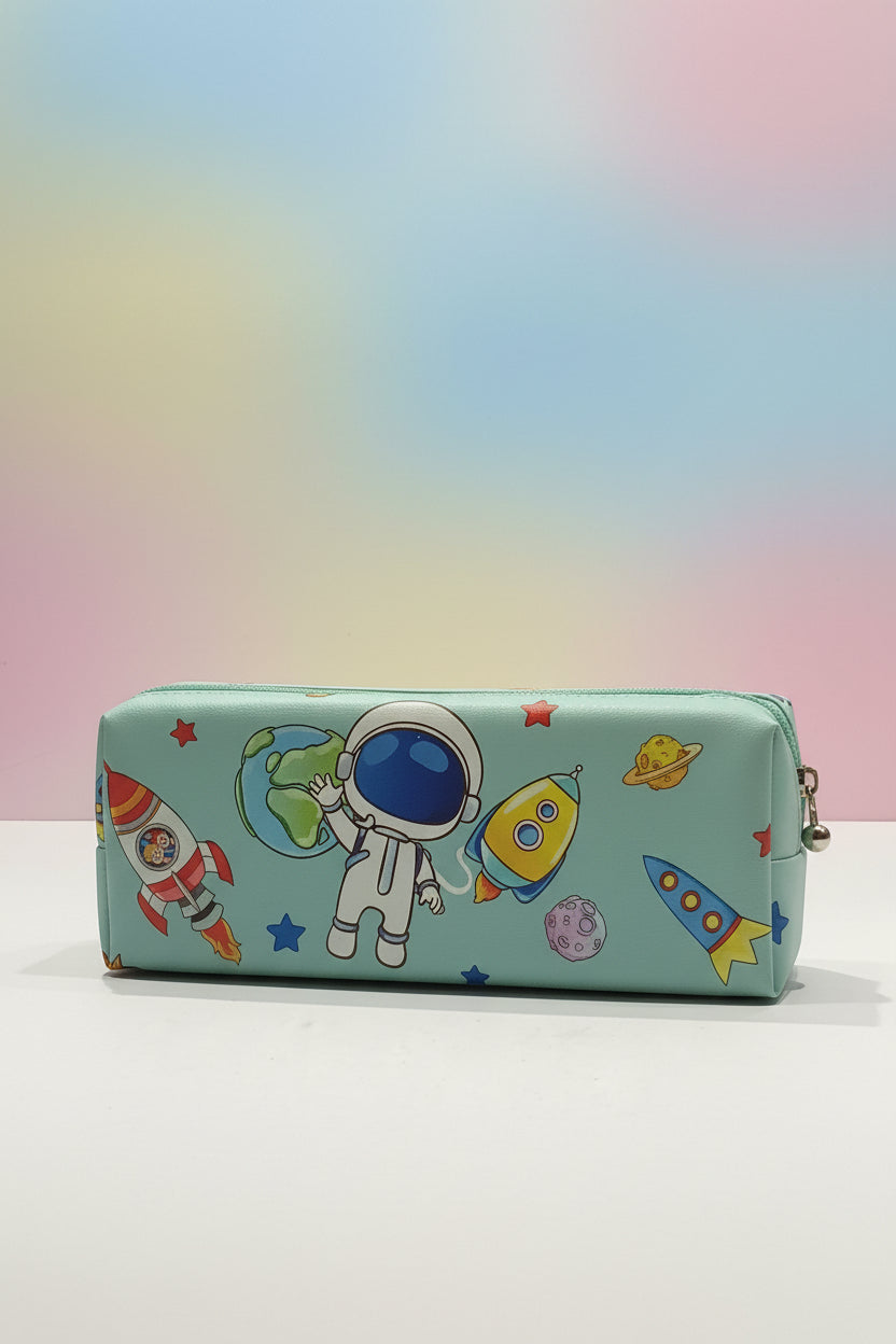 Astronaut Space Stationery Pouch | Aesthetic Pencil Case & Organizer