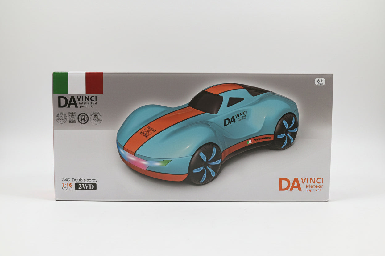 Double Spray RC Car | High-Speed Dual Mist & LED Stunt Racing Car