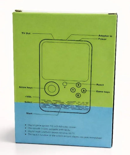 G5 Retro Handheld Gaming Console | 500 Built-in Classic Games | Portable Mini Game Console