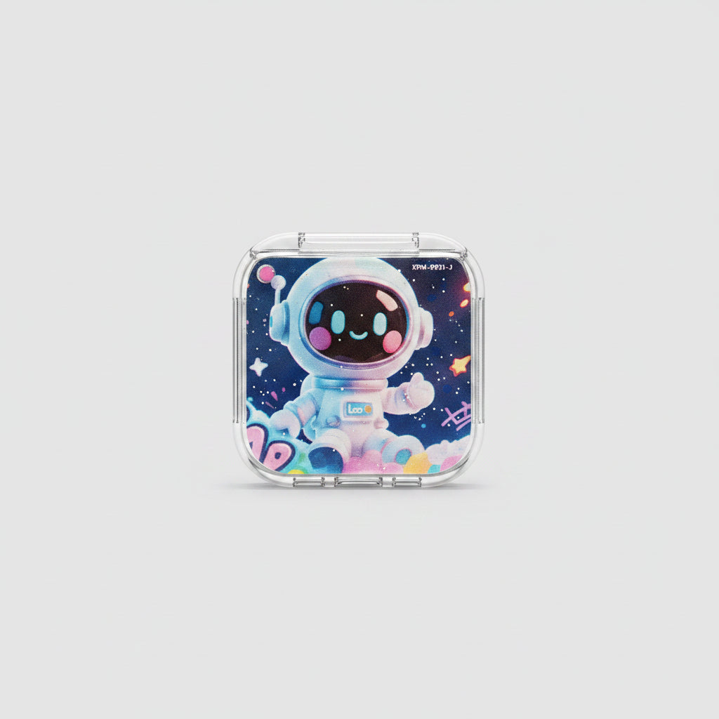 Cute Space Water Glitter Pencil Sharpeners | Astronaut Liquid Sharpeners for Kids