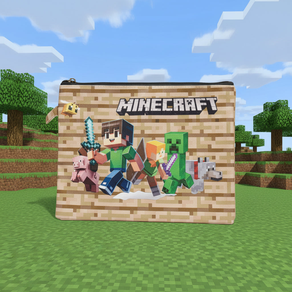 Minecraft A4 Size Pouch