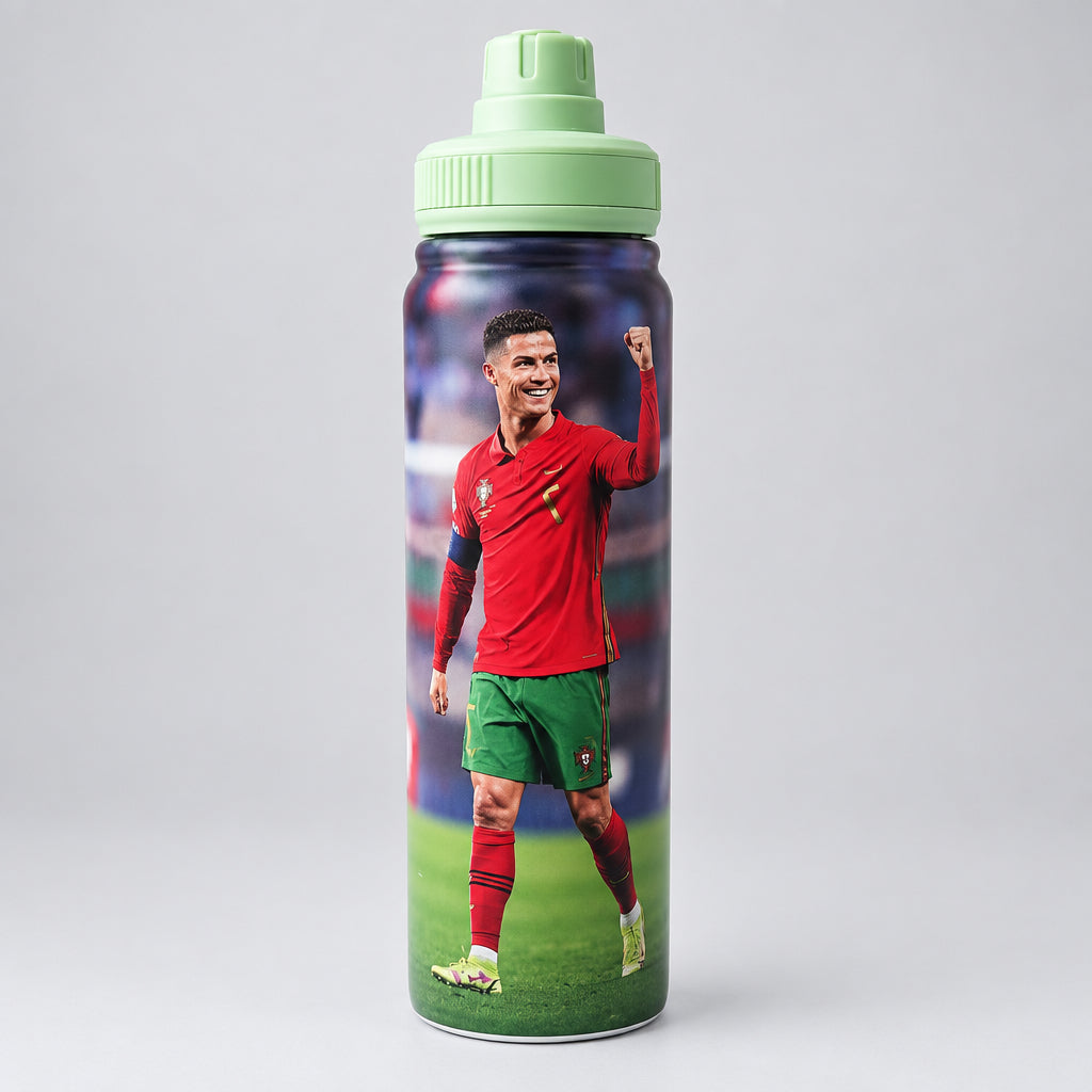 Football Theme Insulated Stainless Steel Water Bottle - 800 ml