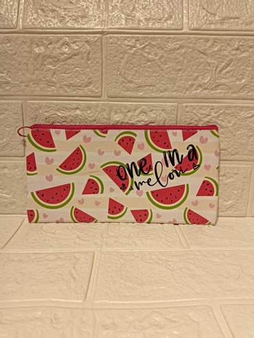 Pencil Pouch With Real Fruit Fragrance