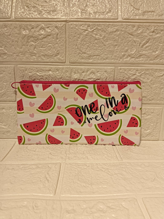 Pencil Pouch With Real Fruit Fragrance