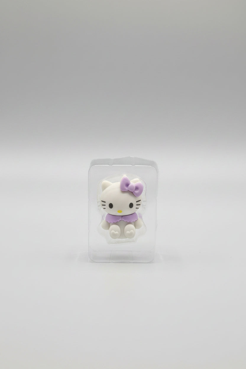 Cute Kitty Sharpener & Eraser Combo | 2-in-1 Cute Kitty School Stationery Set