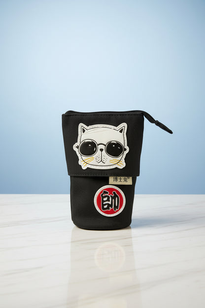 Cute Funky Expandable Pencil Pouch | Pop-Up Standing Pencil Case