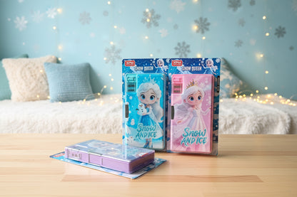 Large Geometry Box With Sharpener - Girls