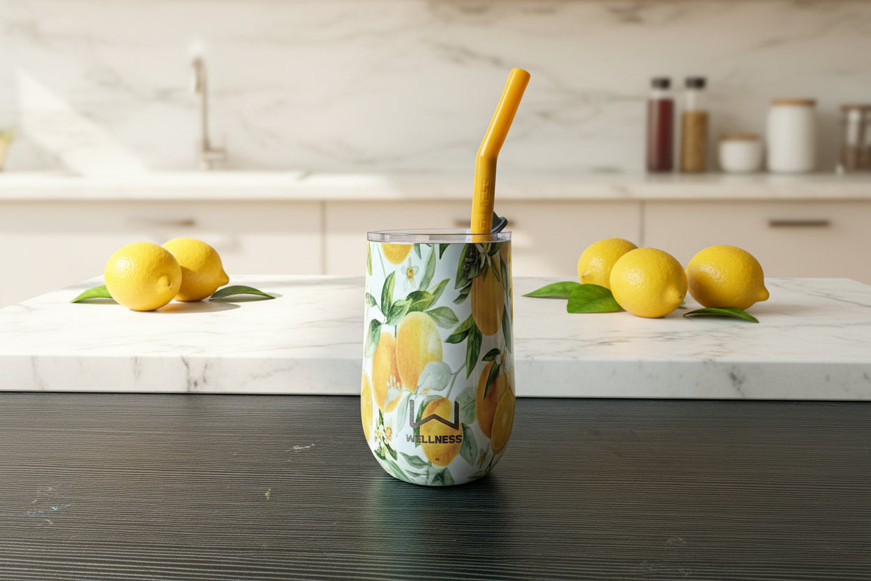 Floral Design Tumbler - 410mL