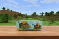Minecraft Geometry Box | Minecraft Double Layer Pencil Pouch | Large Capacity Pencil Case for Kids