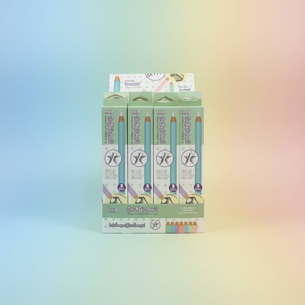 Cute Pencil-Shaped Eraser Set | Fun Novelty Stationery