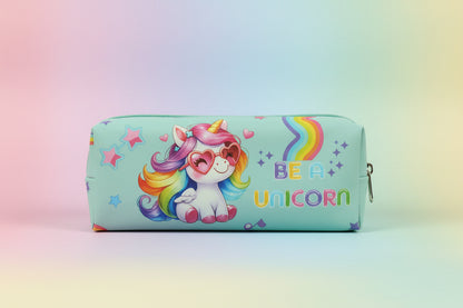 Cute Unicorn Stationery Pouch | Aesthetic Pencil Case & Organizer