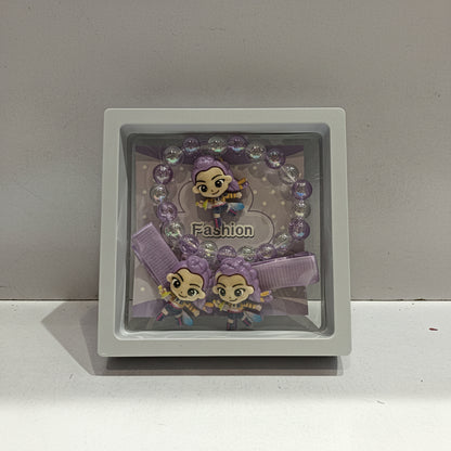 K-Pop Bracelet & Hair Clip Gift Combo | Cute Fashion Accessory Set for Fans