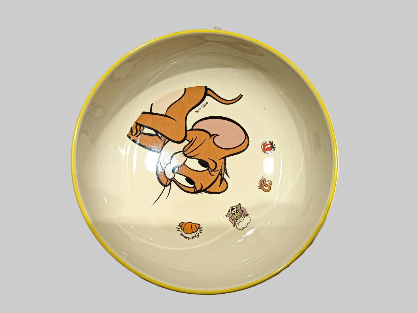Tom & Jerry Ceramic Dinnerware Gift Combo | Cute Cartoon Bowl, Mug, Chopsticks & Spoon Set