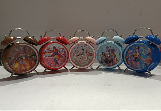 K-Pop & Character Twin Bell Alarm Clock | Aesthetic Desk & Table Clock for Fans