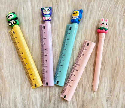 Teddy Ruler Pen Set