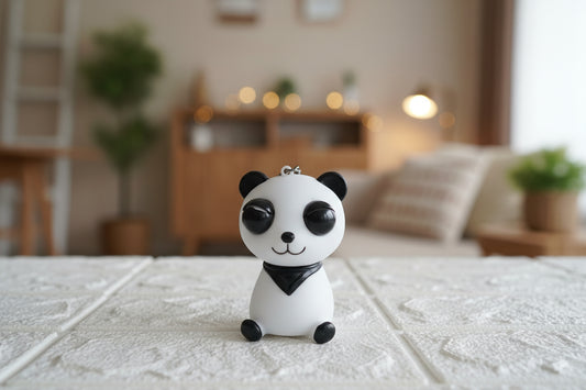 Fun & Cute Panda Squeezy Keyring