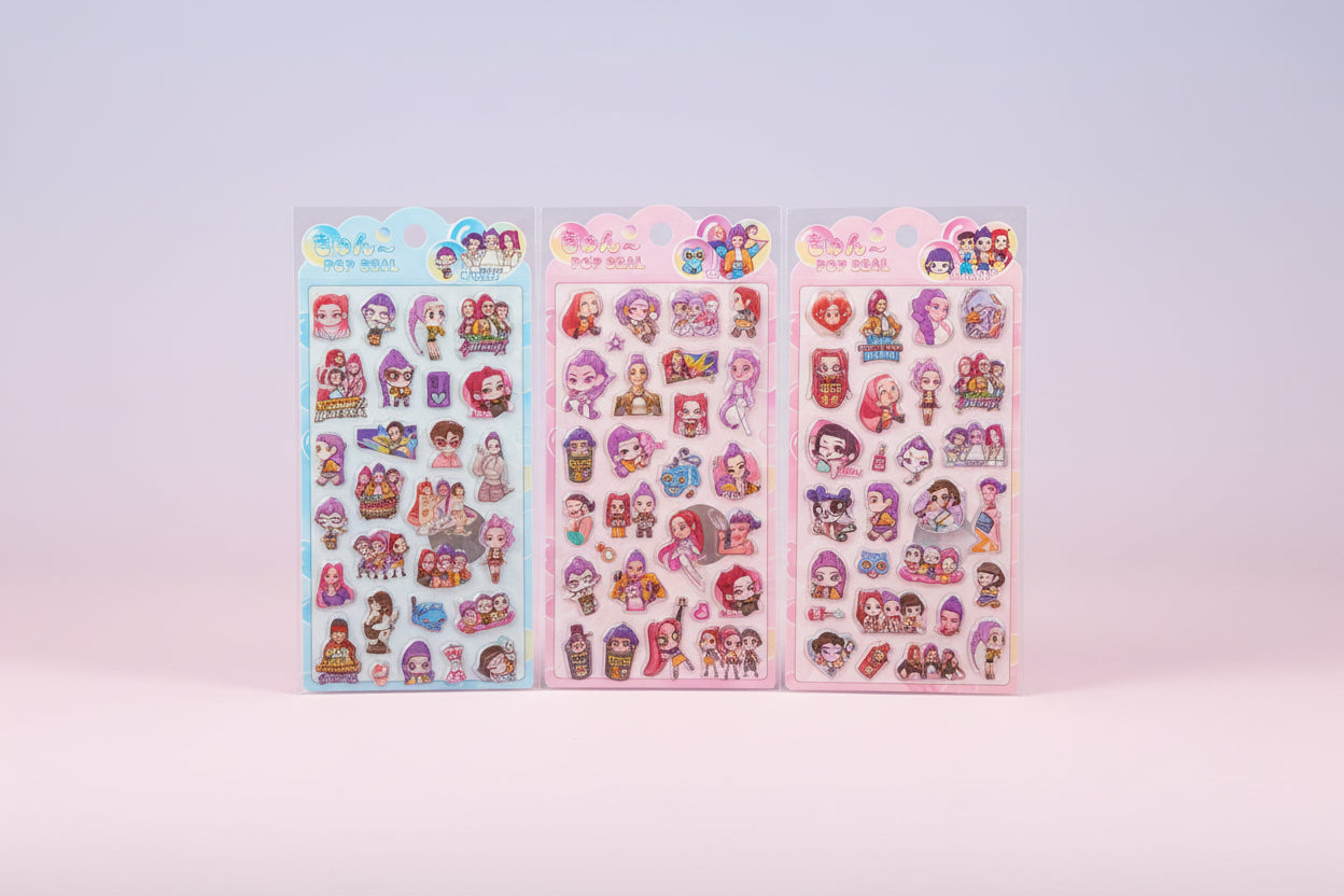 Kpop Puffy Sticker
