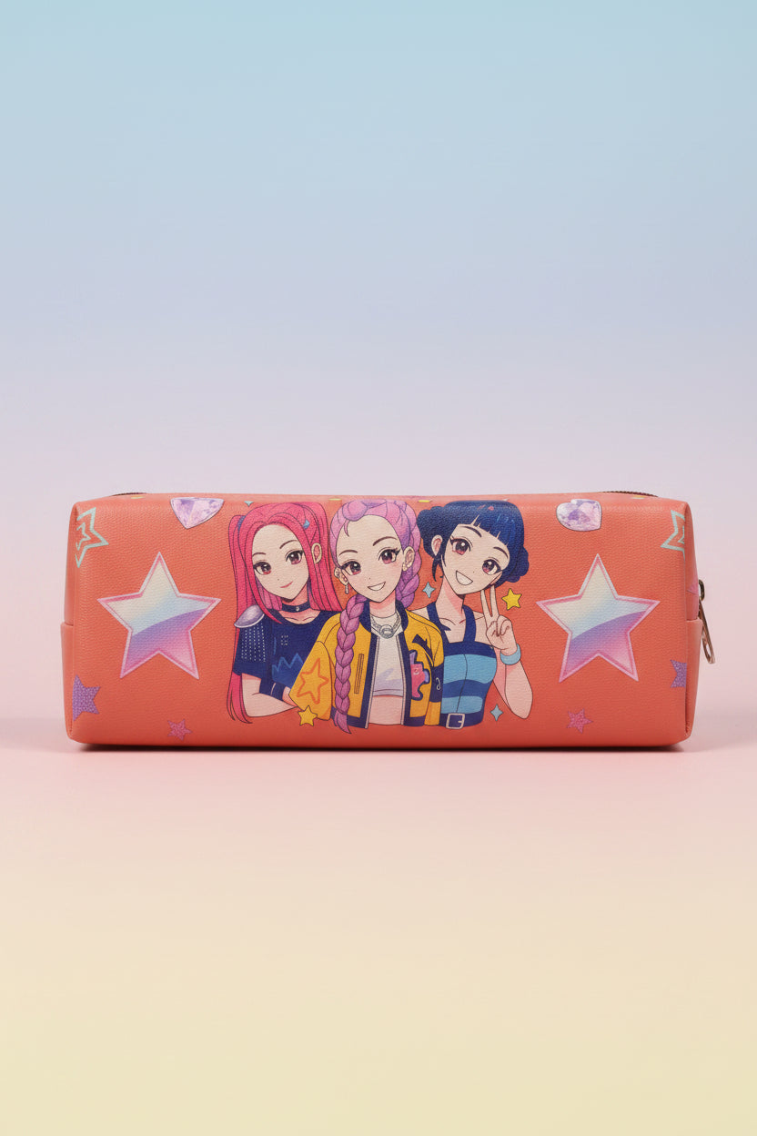 K-Pop Stationery Pouch | Aesthetic Pencil Case & Organizer