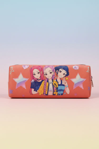 K-Pop Stationery Pouch | Aesthetic Pencil Case & Organizer