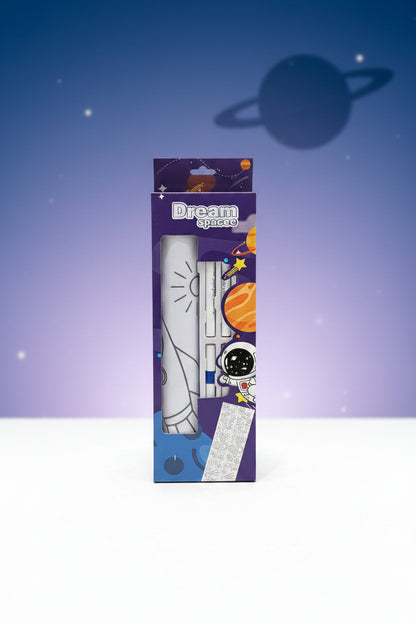 Coloring Roll with Acrylic colours