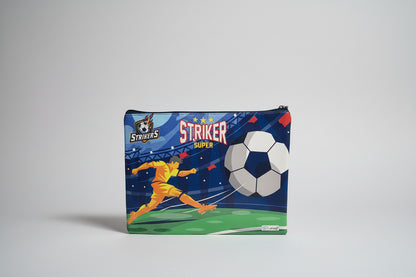 Sporty Football A4 Size Zipper Pouch