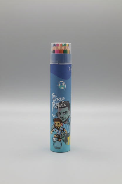 Football Theme Pencil Color Set | Vibrant Crafting & Sketching Kit