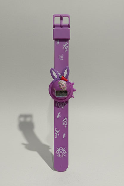 Character Wristbands / Slap Bands Set with Digital Watch | Cute & Fun Kids Accessories