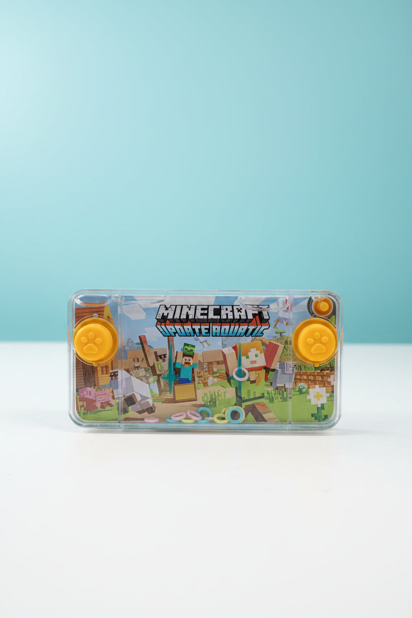 Minecraft Water Game | Minecraft Theme Water Ring Toss Game | Handheld Water Game Toy | Minecraft Theme Return Gift for Kids