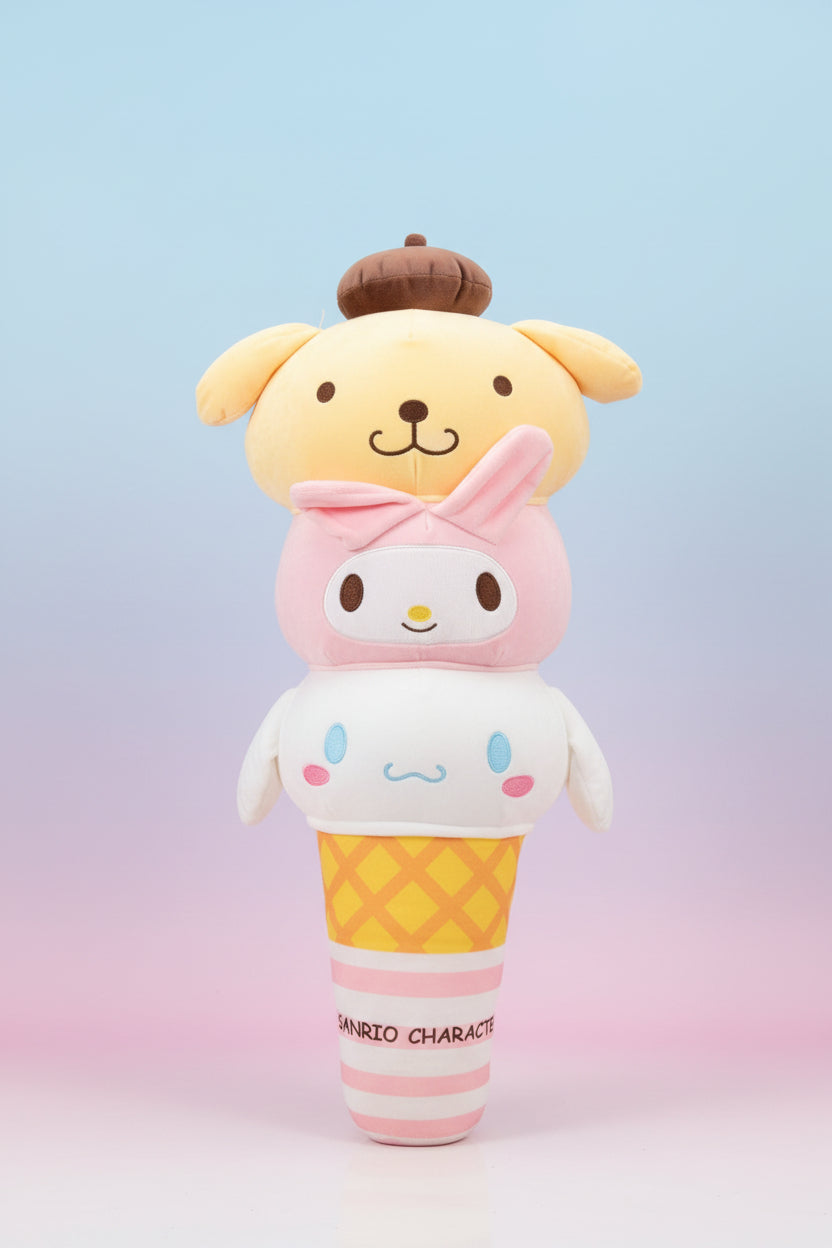 Cute Plush Ice Cream Toy