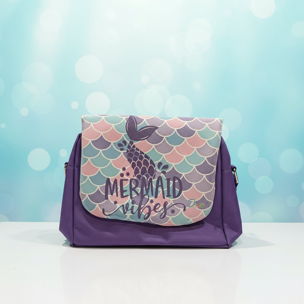 Sling Bag | Cute Kids Sling Bag | Unicorn & Mermaid Crossbody Bag for Girls
