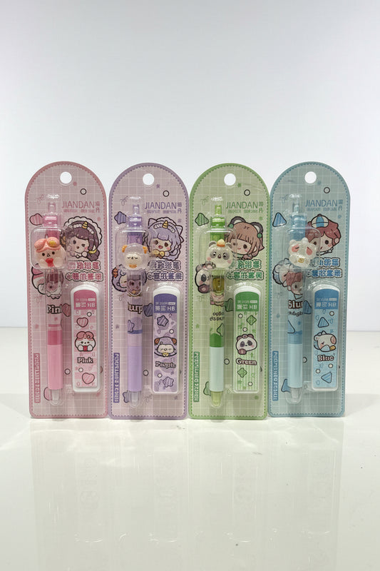 Lead Pencil with Refill | Cute Stationery for Kids & Students