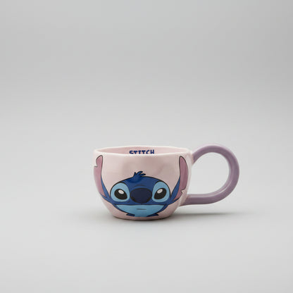 Stitch Character Ceramic Mug | Cute Disney Drinkware for Hot & Cold Beverages