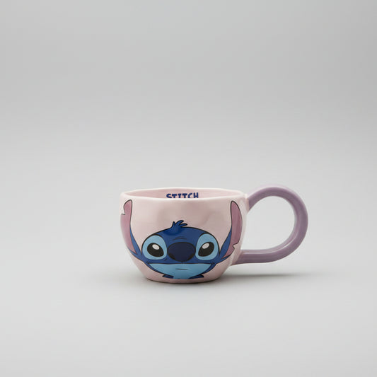 Stitch Character Ceramic Mug | Cute Disney Drinkware for Hot & Cold Beverages