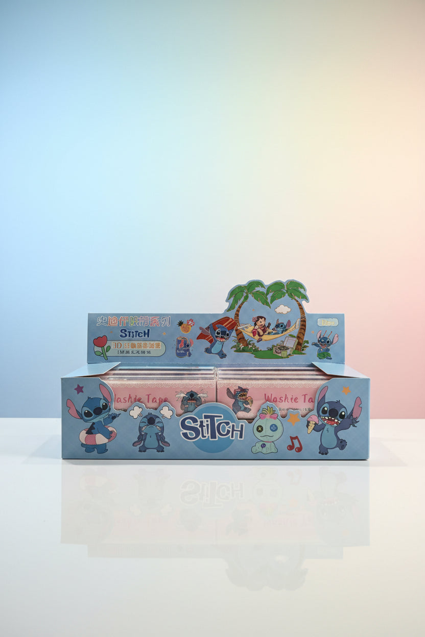 Cute Stitch Washi Tape Set | Decorative Crafting & Scrapbook Tapes