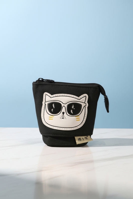 Cute Funky Expandable Pencil Pouch | Pop-Up Standing Pencil Case