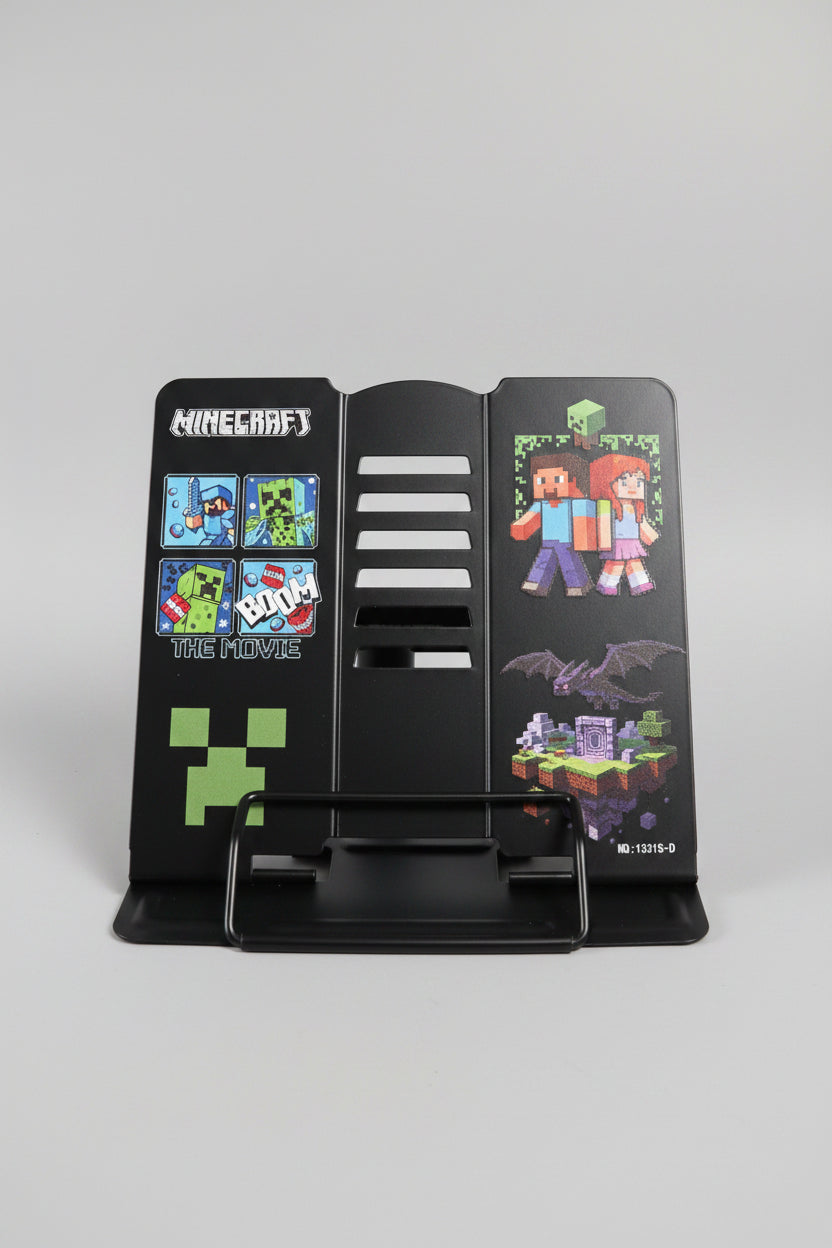 Minecraft Book Reading Stand | Hands-Free Reading & Tablet Rest