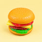 Layered  5-6 Slice Burger Squishy Toy | Soft Stress Relief Fidget