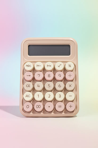 Compact LED Light-Up Electronic Calculator | Fun Desk Tool