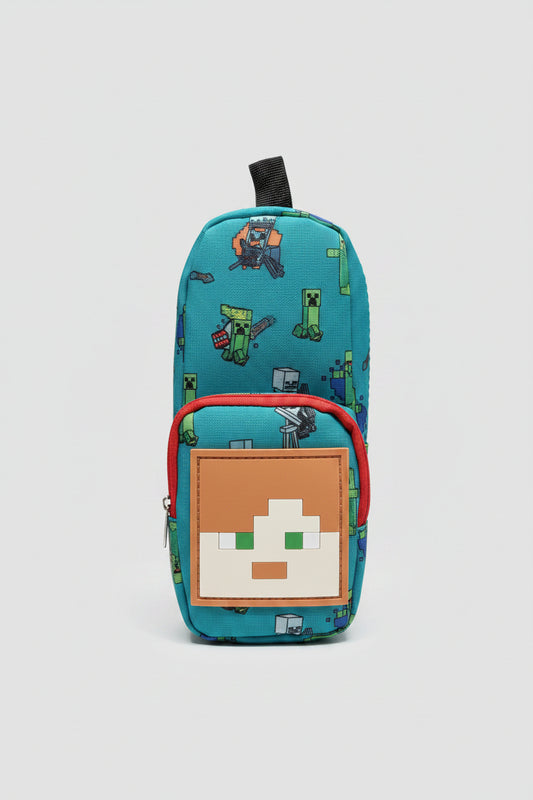 Minecraft Multi-Functional Pencil Case & Utility Pouch | Cute School Stationery Organizer for Kids