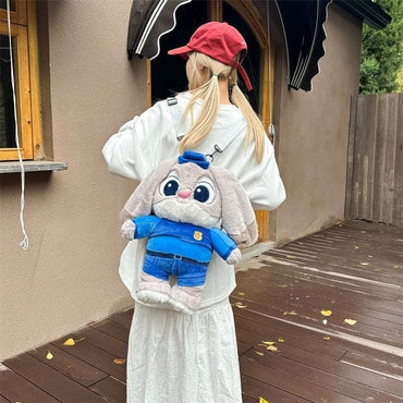 Bunny Soft Toy Blanket cum Bagpack