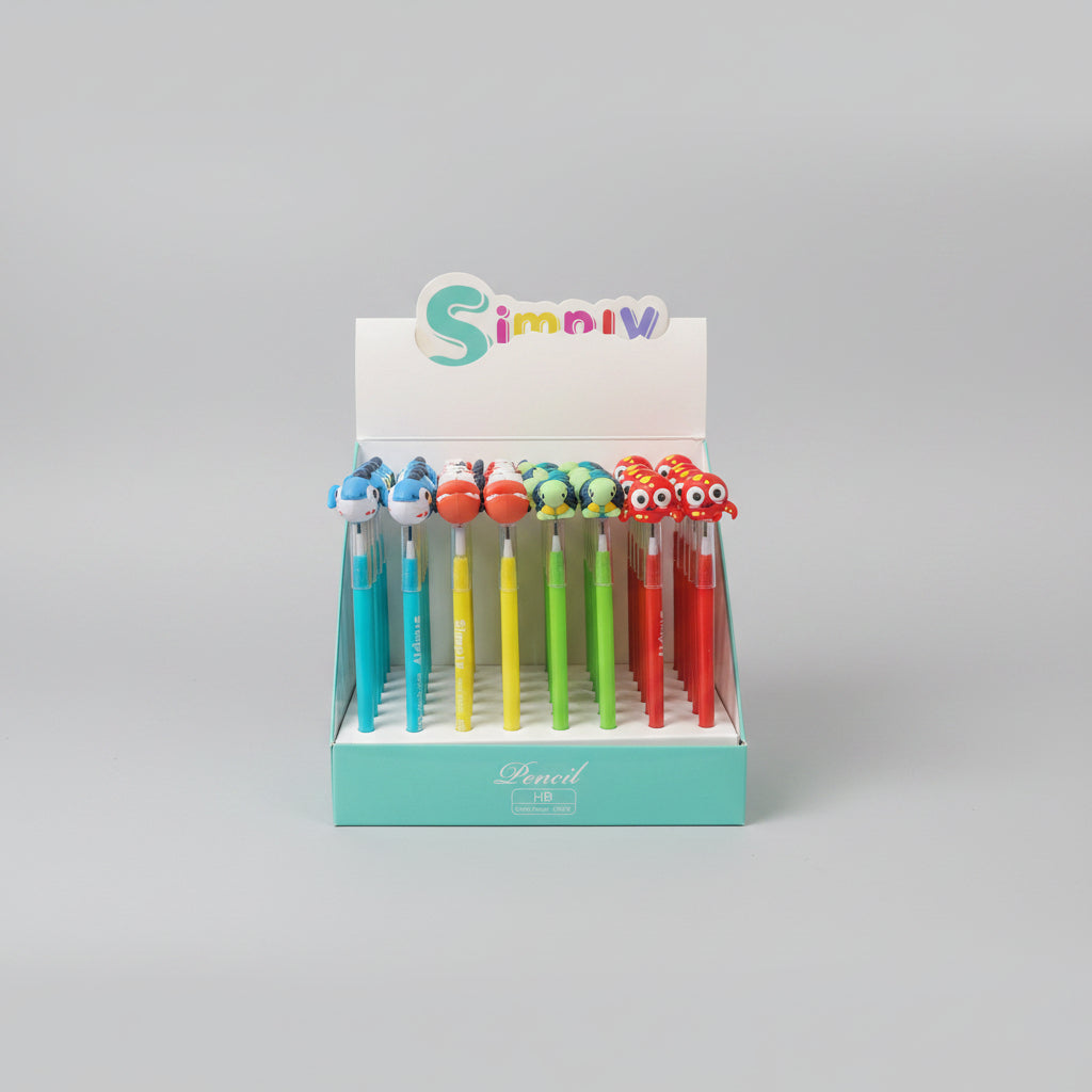 Ocean Theme Writing Pencils | Playful Animal & Character Lead Pencils