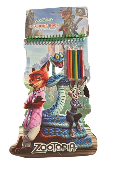 Cute Character Coloring Book & Crayon Set | Activity & Painting Kit