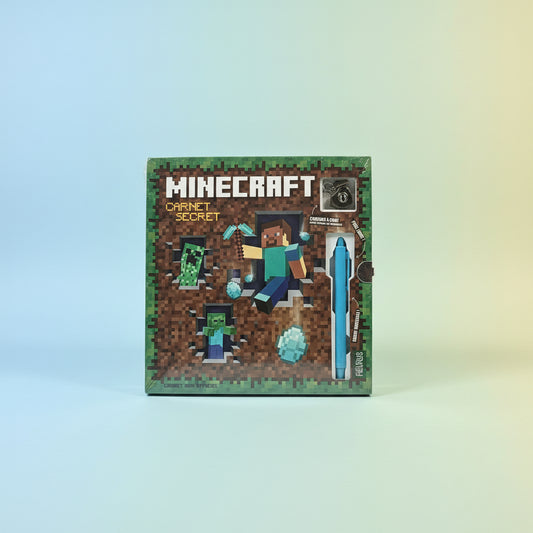Minecraft Secret Lock & Key Diary | Pixel Character Hardcover Journal