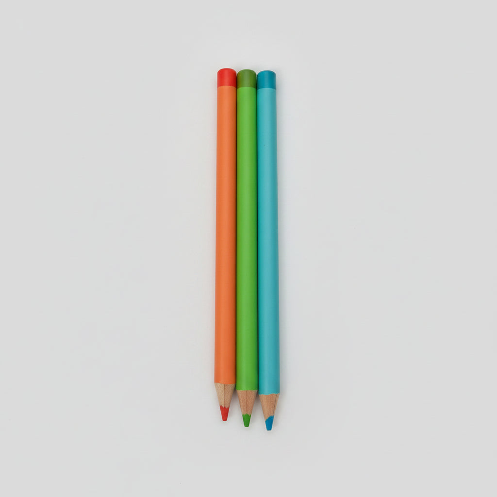 Cute Pencil-Shaped Eraser Set | Fun Novelty Stationery