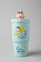 Shinchan Character Straw Tumblers | Cute Insulated Water Bottles
