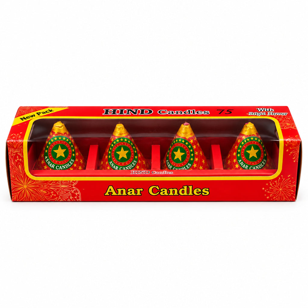 Anar Firecracker Wax Candle Set | Festive Decorative Wax Light